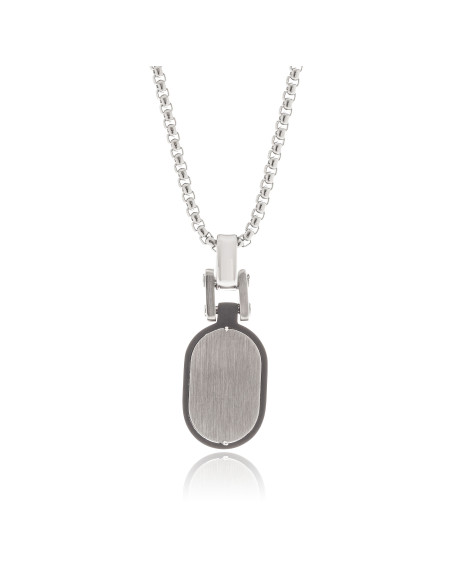 Men's steel necklace