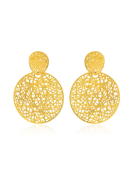 Silver earrings