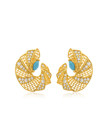 Silver earrings
