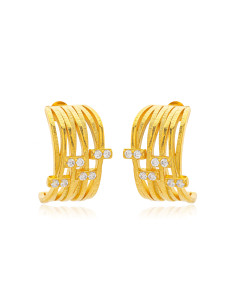 Silver earrings