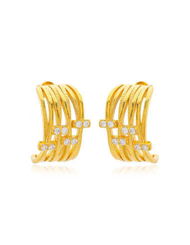 Silver earrings