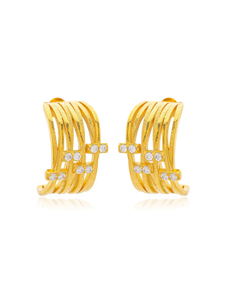 Silver earrings
