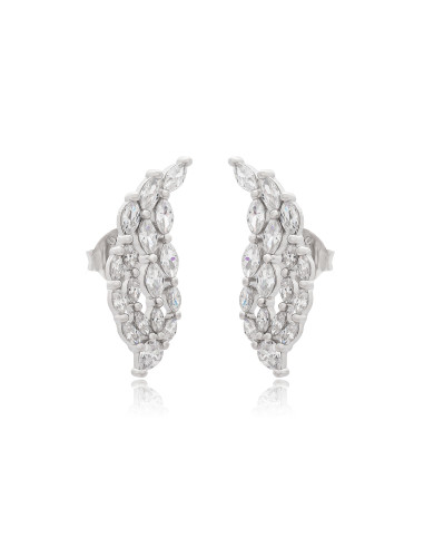 Silver earrings