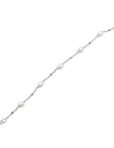 Silver Pearl Bracelet 2