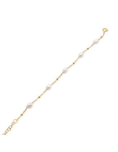 Silver Pearl Bracelet