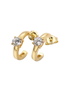 Silver hoop earrings