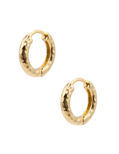 Silver hoop earrings
