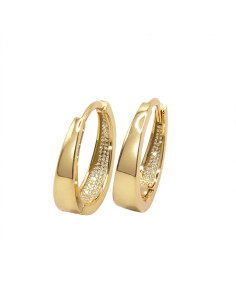Silver hoop earrings