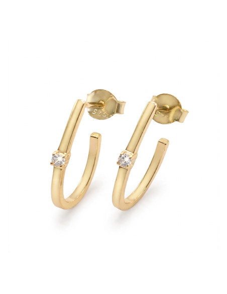 Silver earrings