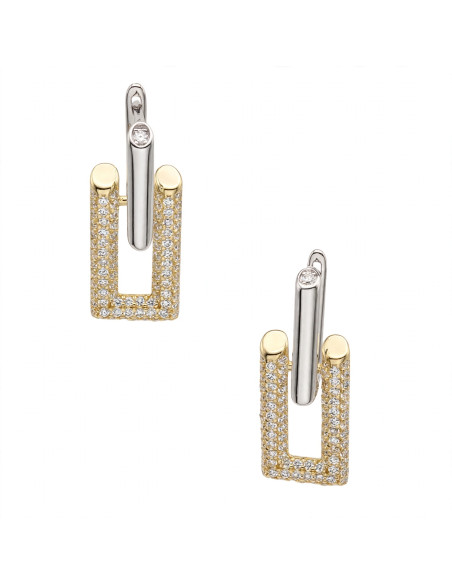 Silver earrings