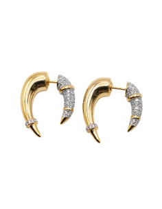 Silver earrings