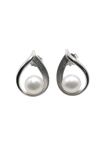 Silver earrings