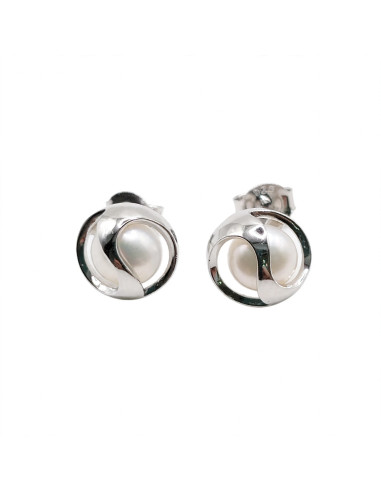 Silver earrings