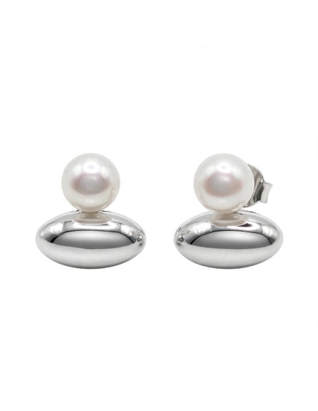 Silver earrings