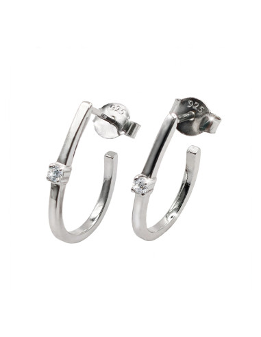 Silver earrings