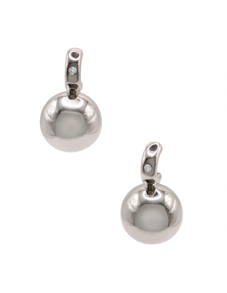 Silver earrings
