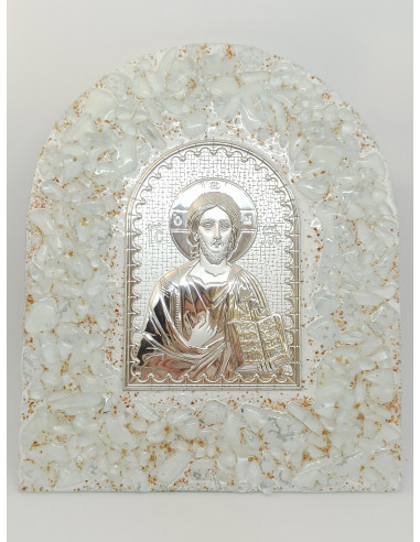 Icon made of Glass and Silver
