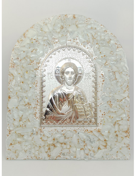 Icon made of Glass and Silver