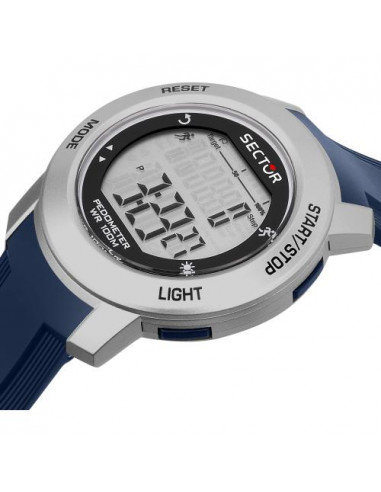 SECTOR EX-37 Chronograph Blue Silicone Strap