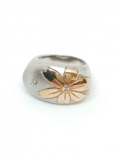 Ασημόχρυσο δαχτυλίδι 2