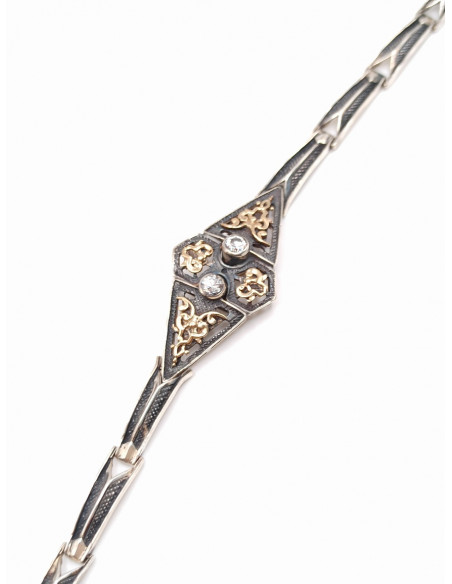 Ασημόχρυσο Βραχιόλι