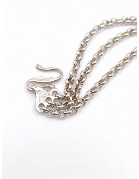 Silver gold bracelet