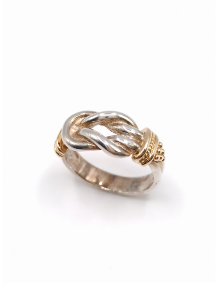 Ασημόχρυσο δαχτυλίδι
