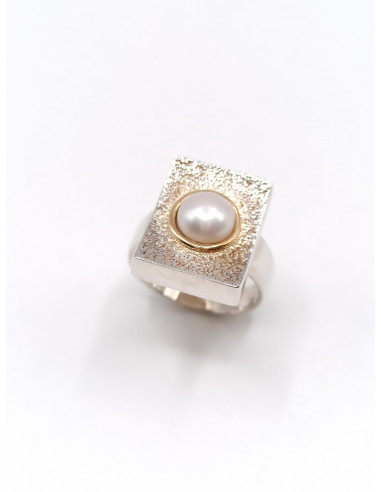 Ασημόχρυσο δαχτυλίδι