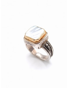 Ασημόχρυσο δαχτυλίδι 2