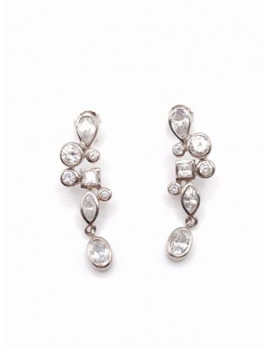 Silver earrings