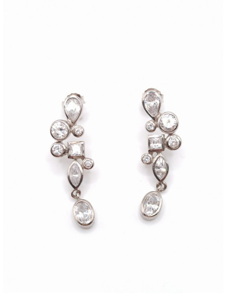 Silver earrings