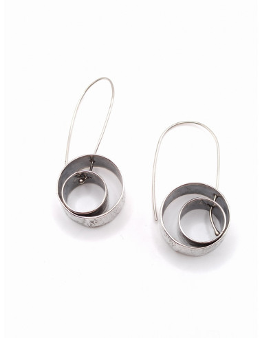 Silver earrings