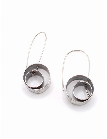 Silver earrings