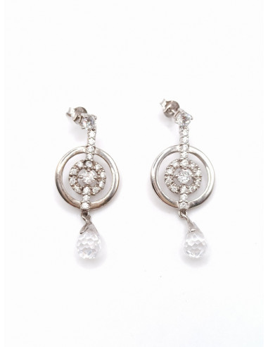 Silver earrings