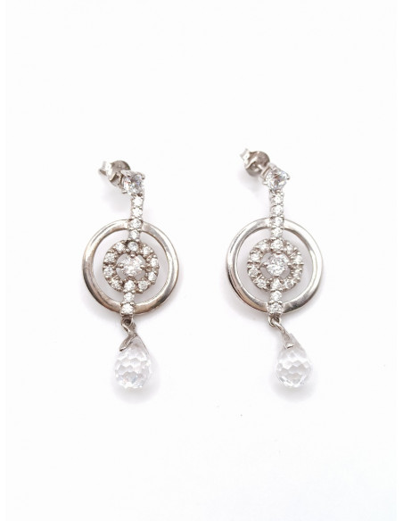 Silver earrings