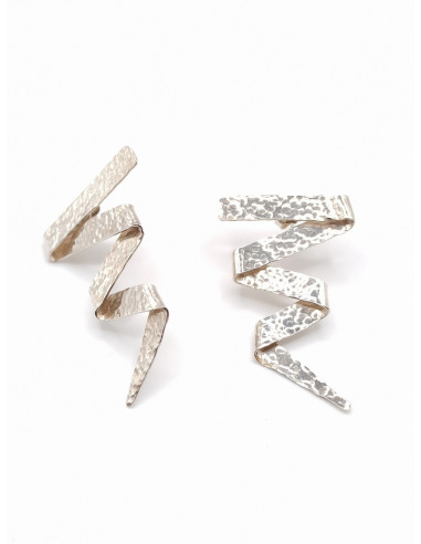 Ασημένια σκουλαρίκια