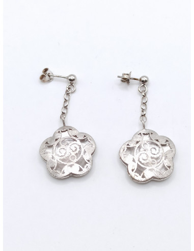 Silver earrings
