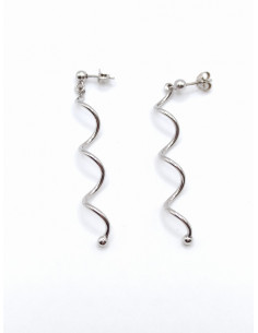 Ασημένια σκουλαρίκια