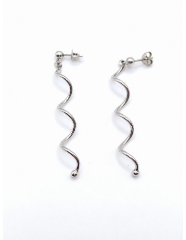 Ασημένια σκουλαρίκια