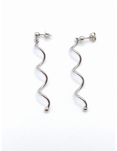 Ασημένια σκουλαρίκια