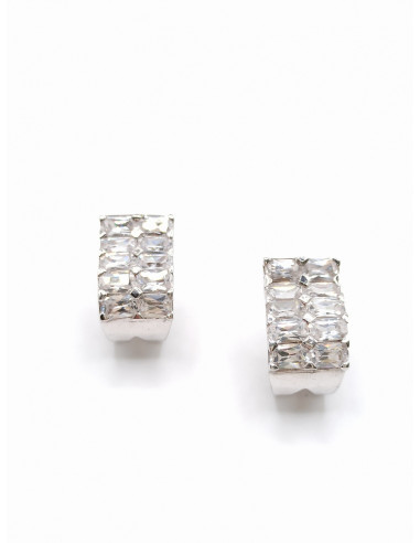 Silver earrings