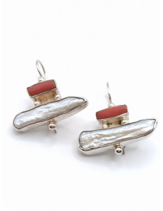 Ασημένια σκουλαρίκια