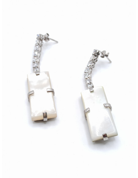 Ασημένια σκουλαρίκια