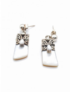 Silver earrings