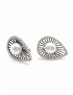 Silver earrings