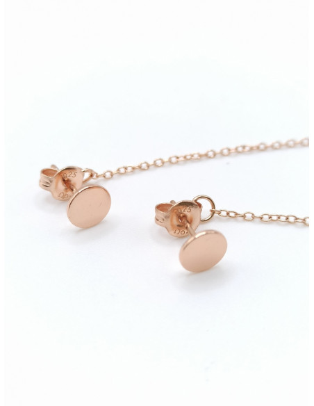 Ασημένια μακριά σκουλαρίκια