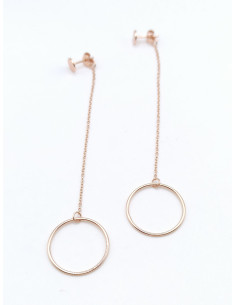 Ασημένια μακριά σκουλαρίκια