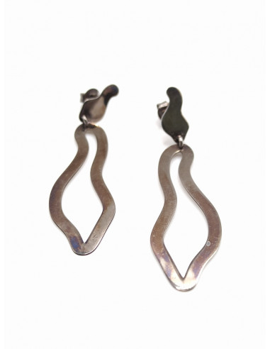 Silver earrings