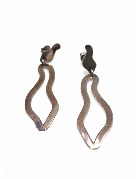 Silver earrings