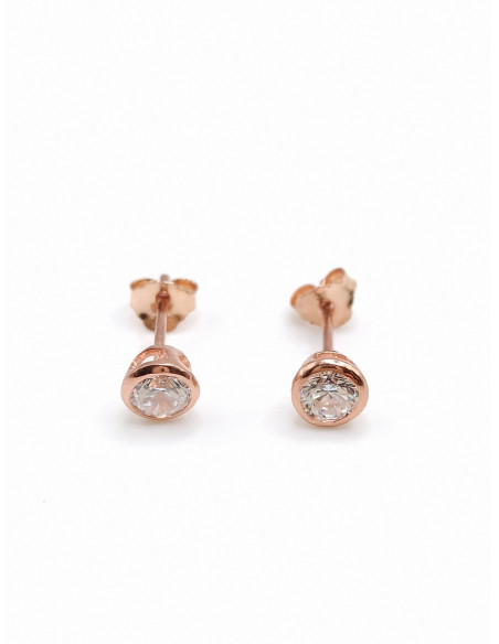 Silver stud earrings